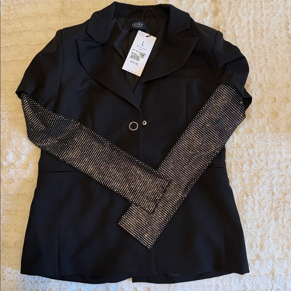 AKIRA Elegant Black Blazer-NWT